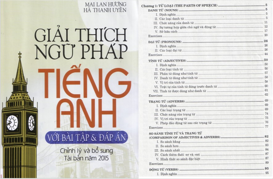 Sách giải thích ngữ pháp tiếng anh Mai Lan Hương PDF