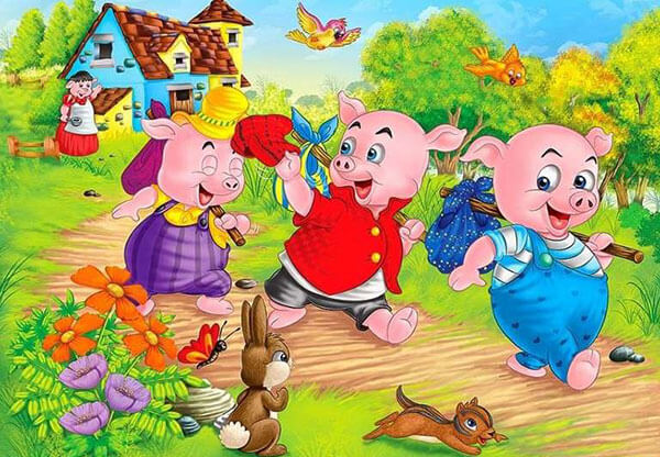 Truyện Three little pigs- Ba chú lợn con