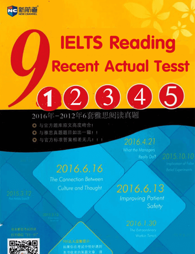 Tổng bộ IELTS Reading Recent Actual Test PDF