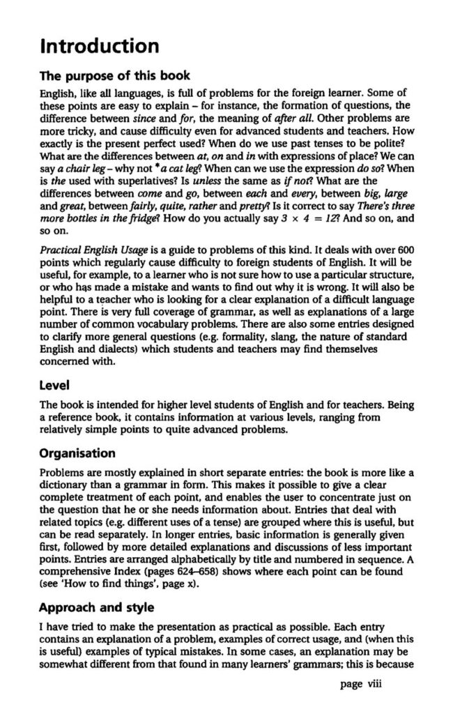 Introduction - Practical English Usage PDF