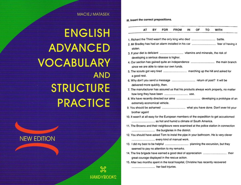 Sách English Advanced Vocabulary And Structure Practice PDF