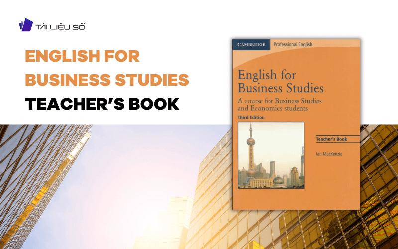 english for business studies teacher's book pdf