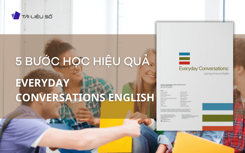 5 cách học hiệu quả sách Everyday Conversations English PDF