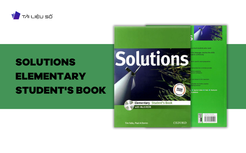 Giới thiệu sách Solution elementary students book PDF