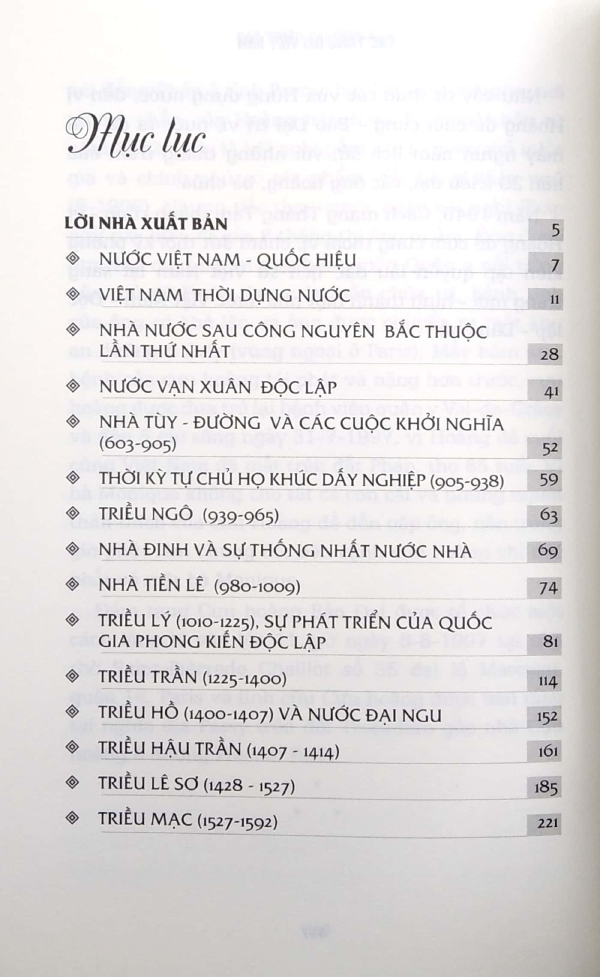 Review nội dung sách Các triều đại Việt Nam PDF