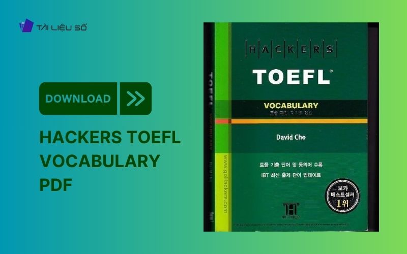 Hackers TOEFL Vocabulary PDF
