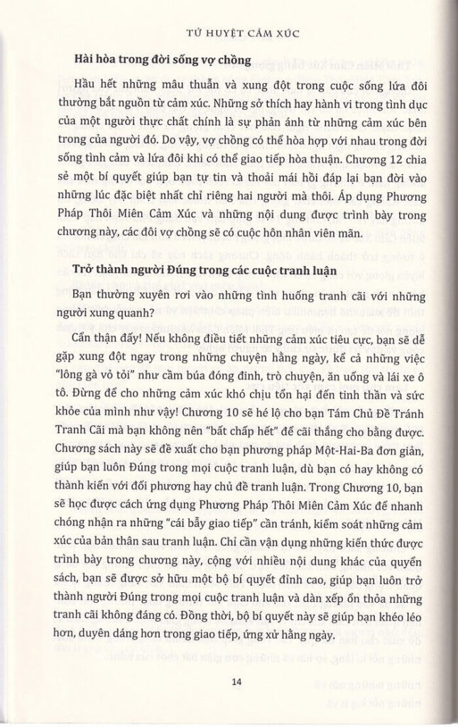 Nội dung sách Tử huyệt cảm xúc PDF