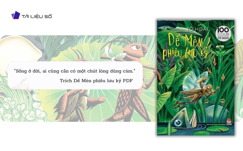 Câu nói hay trong sách Dế Mèn phiêu lưu ký PDF