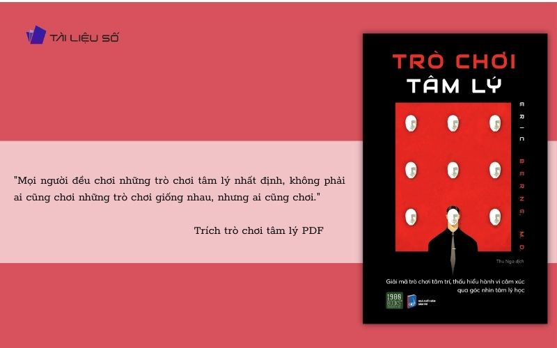 Câu nói hay trong sách trò chơi tâm lý PDF