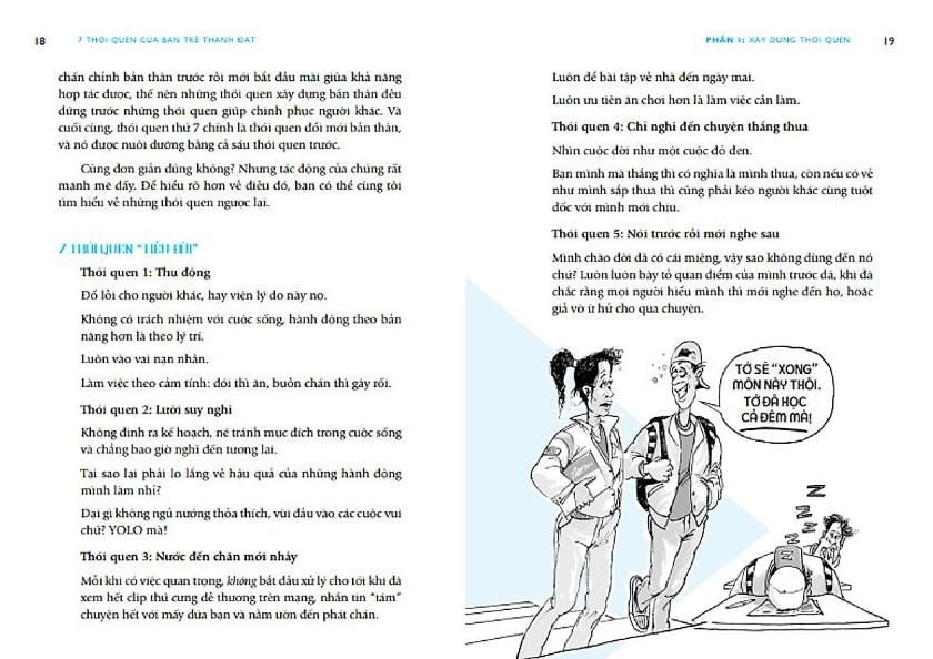 Nội dung trong sách download 7 thói quen của bạn trẻ thành đạt PDF