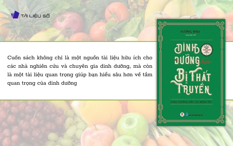 Giới thiệu sách dinh dưỡng học bị thất truyền pdf