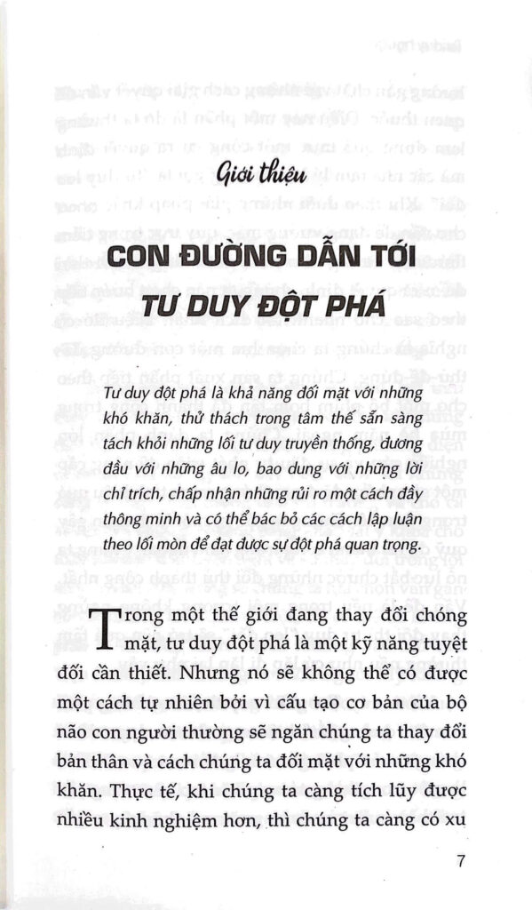 Nội dung trong sách tư duy ngược PDF