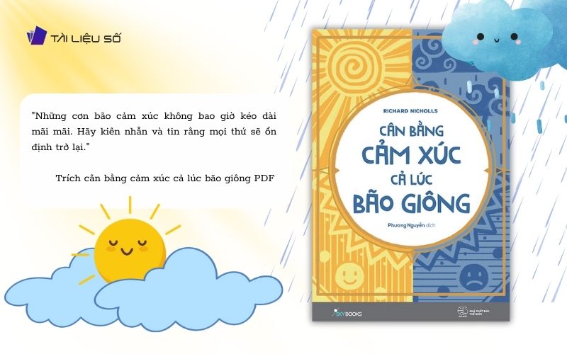 Câu nói hay trong sách cân bằng cảm xúc cả lúc bão giông PDF