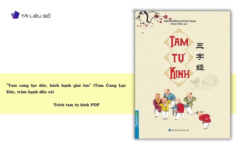 Câu nói hay trong sách Tam tự kinh PDF