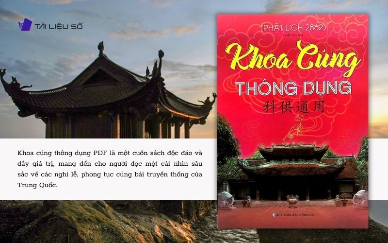 Giới thiệu sách khoa cúng thông dụng PDF