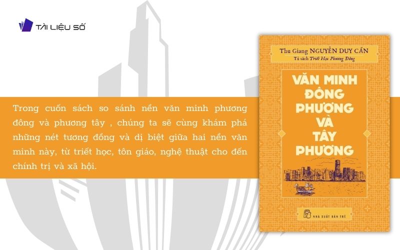 Giới thiệu sách so sánh nền văn minh phương đông và phương tây