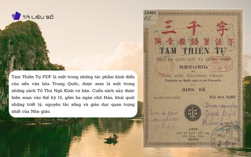 Giới thiệu sách tam thiên tự PDF