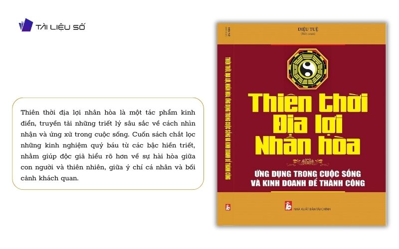 Giới thiệu sách thiên thời địa lợi nhân hòa ý nghĩa 