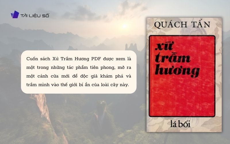 Giới thiệu sách xứ trầm hương PDF