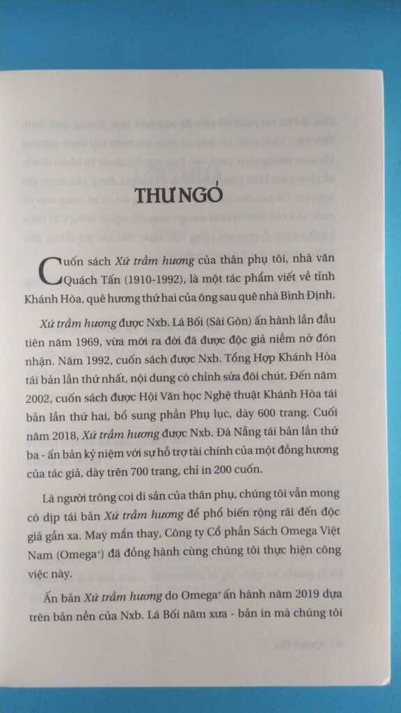 Nội dung trong sách xứ trầm hương PDF  