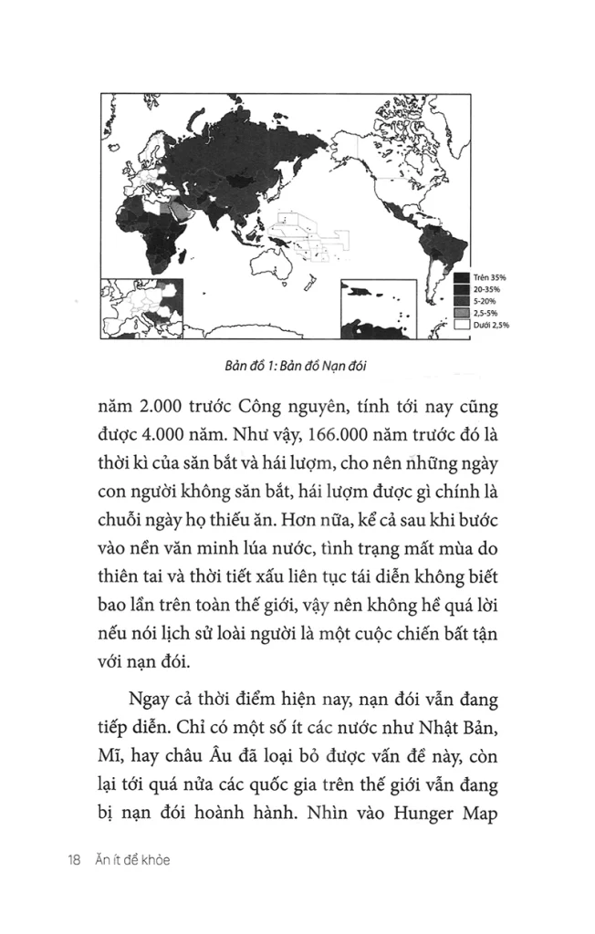 Nội dung trong sách ăn ít để khỏe PDF