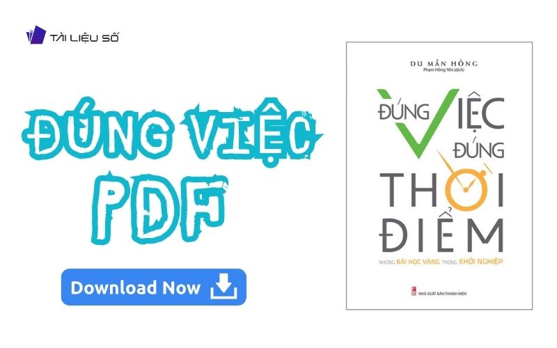 Sách đúng việc PDF