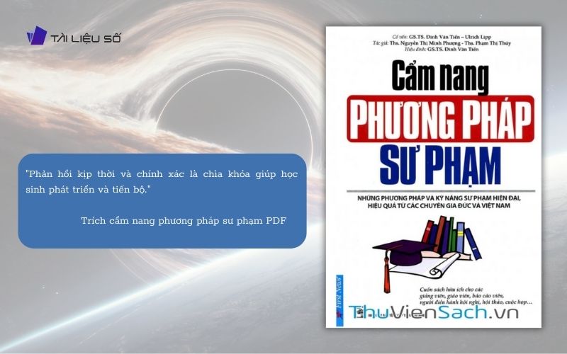 Những câu nói hay trong sách cẩm nang phương pháp sư phạm PDF