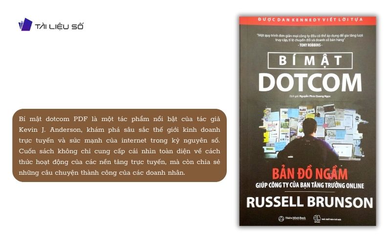 Giới thiệu sách bí mật dotcom PDF