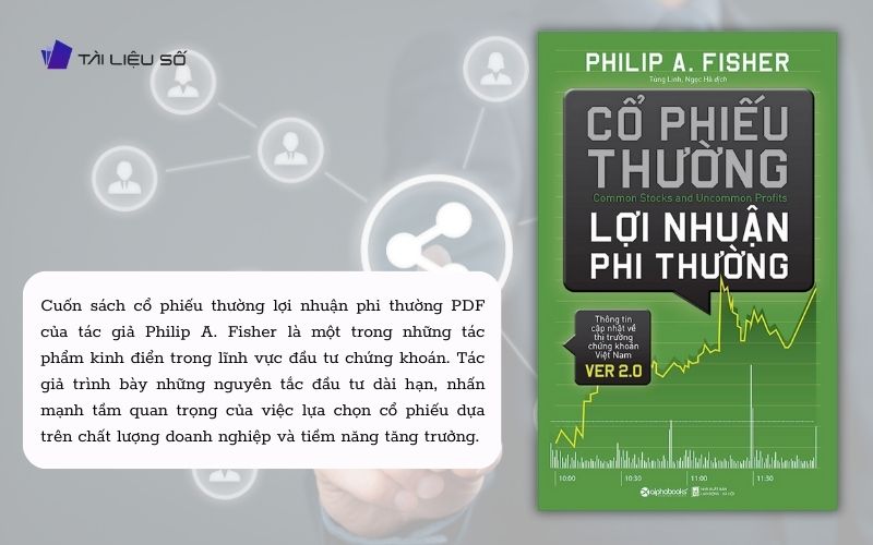 Giới thiệu sách cổ phiếu thường lợi nhuận phi thường pdf