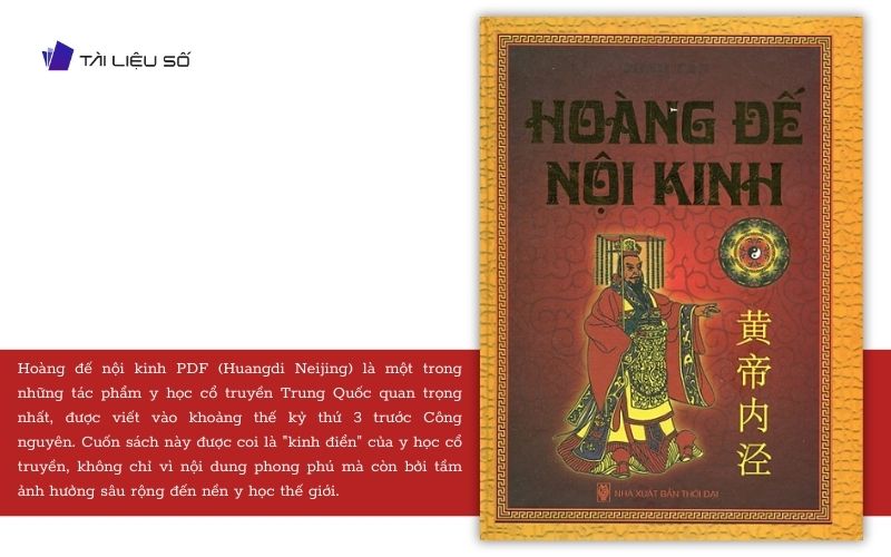 Giới thiệu sách hoàng đế nội kinh PDF