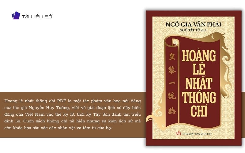 Giới thiệu sách hoàng lê nhất thống chí PDF