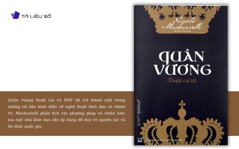 Giới thiệu sách quân vương thuật cai trị PDF