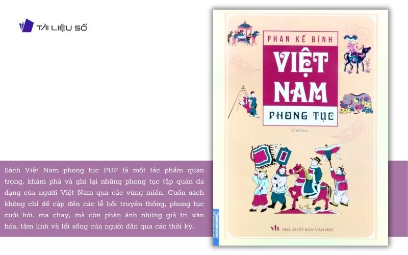 Giới thiệu sách việt nam phong tục PDF