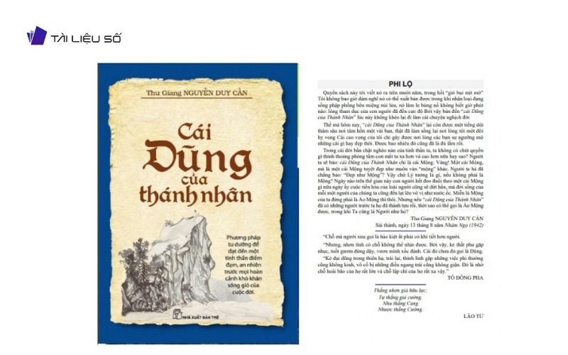 Sách cái dũng của thánh nhân PDF